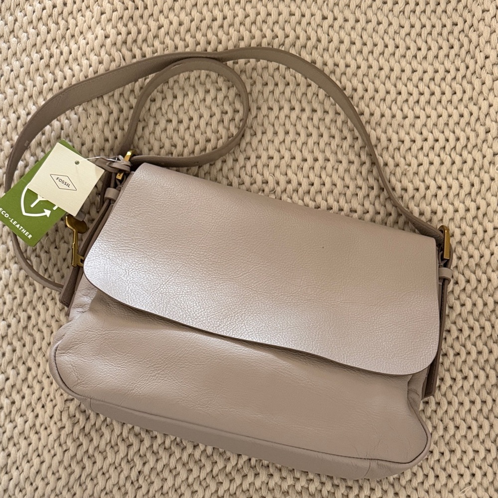 FOSSIL - Large Harper Crossbody in Graystone NWT